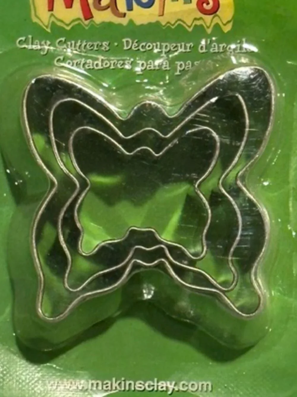 NEW Makin's 3-piece Butterfly Clay Cutters